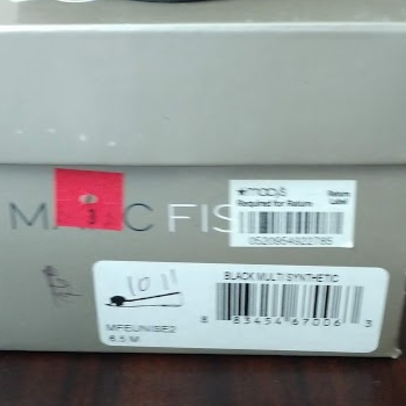 Marc Fisher Open Toed Sparkle Flats - Picture 3 of 3